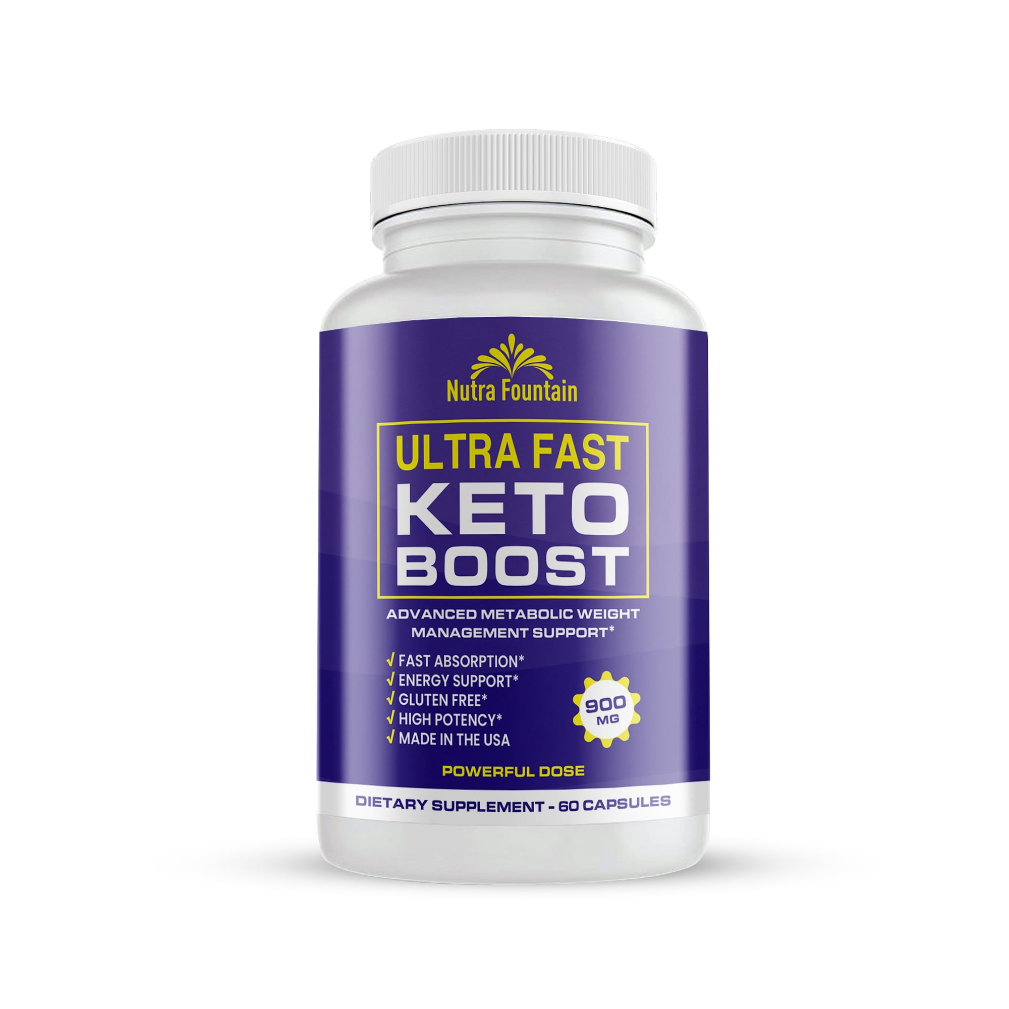 Ultra Fast Keto Boost Weight Loss Formula -900mg