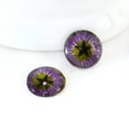 thumbnail image 2 of Purple and Green Star Fantasy Glass Eyes, 2 of 5