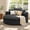 Gray, variant on Oversized Round Chaise Longue Chair Indoor, 49“Upholstered Corduroy Deep Seat Circle Single Cloud Lounge Floor Sofa Chair for Living Room, Bedroom Apartment