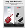 thumbnail image 4 of Funda ESR para AirPods Pro 3 2025 compatible con MagSafe, resistente a caídas, roja, 4 of 9