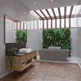 thumbnail image 5 of Pemberly Row White 16" Modern Square Above Mount Ceramic Sink, 5 of 5