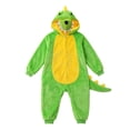 thumbnail image 6 of Ruyang Kids Plush Hooded Jumpsuit Dinosaur Long Sleeve Jumpsuit Plush Dress Up Wear Fall Winter Clothes for Boys Girls, 6 of 9
