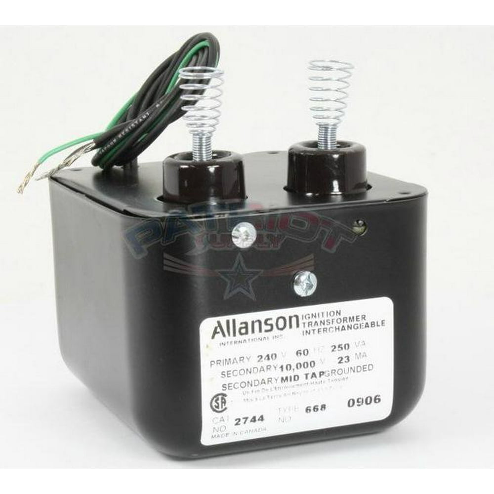 Allanson 2744668 240V Primary 10,000V Secondary Ignition Transformer