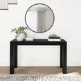 thumbnail image 2 of Plank+Beam 56" Modern Console Table, Solid Wood Narrow Entryway Table, Black, 2 of 8