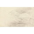 thumbnail image 3 of Joshua Cristall 18x12 Black Modern Framed Museum Art Print Titled - The Valley of Nant Ffrancon, Caernarvonshire (1802), 3 of 5
