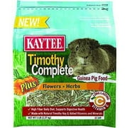 Kaytee Timothy Hay Complete Plus Flowers And Herbs Guinea Pig Food, 5Lb Bag