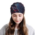 thumbnail image 2 of Easygdp Watercolor Bald Eagle Knit Beanie, Soft Beanie Hat, Daily Beanie in Fine Knit for Women Men Winter, 2 of 7