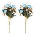 thumbnail image 1 of unbranded 2Ud Rosa Falsa Azul Para De Pared Y Con Apariencia, 1 of 8