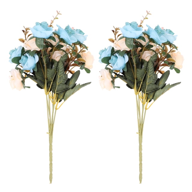 unbranded 2Ud Rosa Falsa Azul Para De Pared Y Con Apariencia