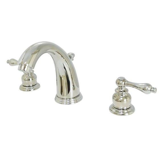 Kingston Brass KB986ALPN Victorian 2-Handle 8 in. Widespread Bathroom Faucet, Polished Nickel
