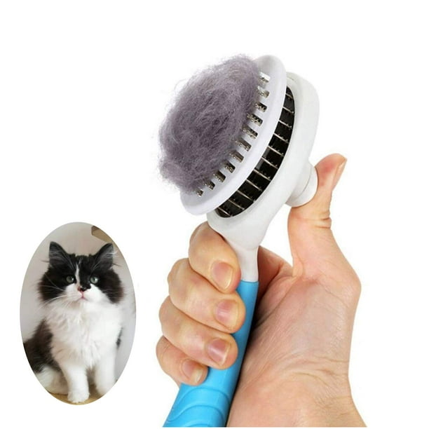 Cat Grooming Brush, Self Cleaning Slicker Brushes for Dogs Cats Pet