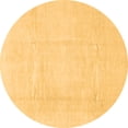 thumbnail image 1 of Ahgly Company Indoor Round Solid Brown Modern Area Rugs, 5' Round, 1 of 4