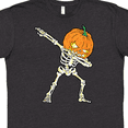 thumbnail image 4 of Inktastic Halloween Dabbing Great Pumpkin Skeleton T-Shirt, 4 of 5
