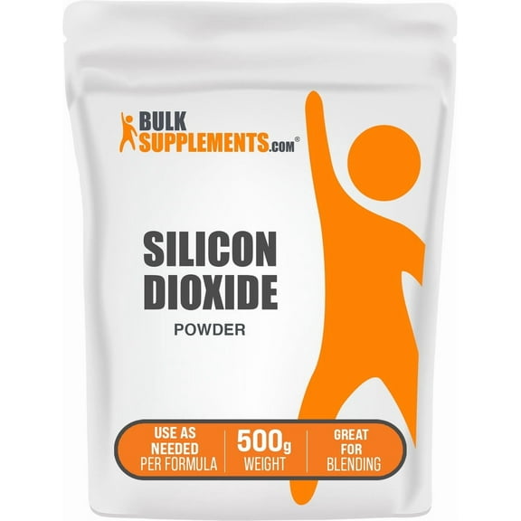 BulkSupplements Silicon Dioxide Powder - Excipient & Additive - 500 Grams (1.1 lbs)