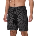 thumbnail image 1 of Fotbe Black Spider On Web 1 Traje de Baño para Hombre – Shorts de Natación de Secado Rápido con Forro y Bolsillos-Large, 1 of 6