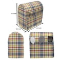 thumbnail image 5 of Grey Yellow Lounger Chair Bag, Continuous Colorful Cheery Plaid Illustraiton, High Capacity Storage with Handle Container, Lounger Size, Multicolor, by Ambesonne, 5 of 5