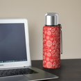 thumbnail image 5 of Christmas 20oz Stainless Steel Thermal Bottle with Tea Filter and Cup Lid, Vacuum Insulated Coffee Mug with 316L Inner Liner, Leakproof Travel Thermos for Office, Commute & Outdoor, 5 of 7