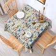 thumbnail image 2 of Butterfly Text Pattern Square Tablecloth,Waterproof Square Table Cover,Wipeable Spillproof Washable Table Cover for Home Kitchen Party Decor 42"X42"(107x107cm), 2 of 6