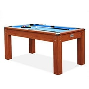 RACK Bolton 5.5-Foot Billiard/Pool Table (Brown)