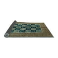 thumbnail image 2 of Ahgly Company Indoor Rectangle Abstract Light Blue Modern Area Rugs, 2' x 4', 2 of 4