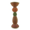 thumbnail image 2 of Candelabro de Pilar Candelabro Diseño Elegante Efecto de Cuerda de Imitación Candelabro Candelero para Mesa de Cena Fiesta Centro de Mesa de Boda 31cm Macarena Candelabro de pilar, 2 of 8