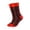 506_Wine, variant on Valentine's Day Slipper Socks for Women Knitting Everyday Fluffy Fleece Compression Unisex Thermal Socks Red