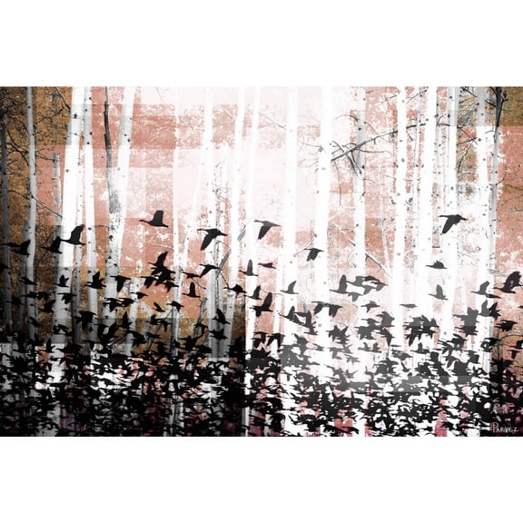 Aspen Wood by Parvez Taj Painting Print on Wrapped Canvas