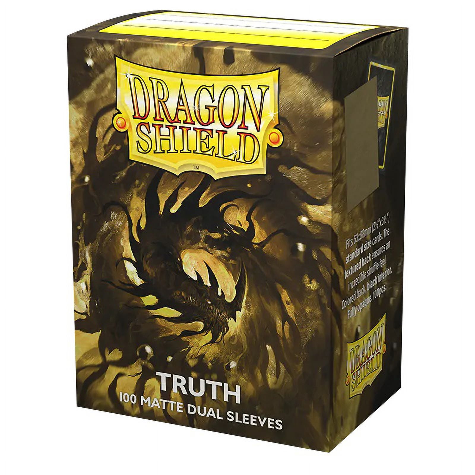 Dragon Shield Dual Sleeves - Matte Truth (Gold) 100 CT