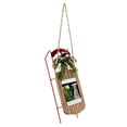 thumbnail image 3 of CafePress - EASTER LAMB AND FLOWERS 2 - Sled Ornament, 3 of 4