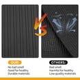 thumbnail image 4 of Alfombrilla de maletero trasero Unique Bargains para Toyota RAV4 5 Asientos 2019-2024 TPE Negra Patrón de rayas antideslizante, 4 of 7