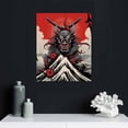 thumbnail image 4 of ONETECH Japanese Art HD Prints: Abstract Samurai Bushido Japan Anime Canvas Wall Art For Living Room Home Decor Painting Poster Artwork,Frameless, Wrapped In Roll,16x20in, 4 of 4