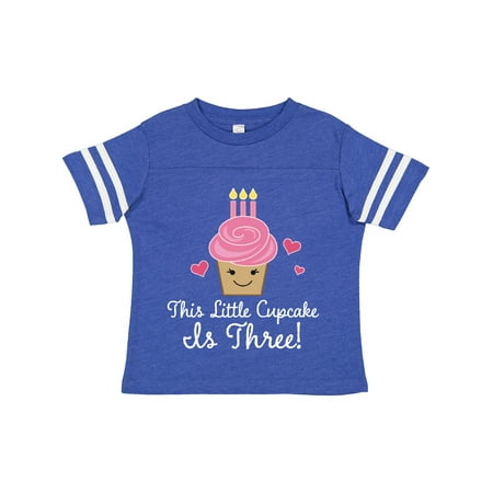 

Inktastic 3rd Birthday Cupcake Girls Cute Gift Toddler Toddler Girl T-Shirt