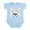 Sky Blue, variant on CafePress - Mydadarrestblack Body Suit - Baby Light Bodysuit, Size Newborn - 24 Months
