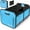 Blue, variant on Homeve Car Trunk Organizer, Car Storage, Reinforced Handles, Collapsible Multi-Compartment Car Organizers, Foldable and Waterproof, 600D Oxford Polyester, Suitable for Any Car, SUV, Mini-Van, Black