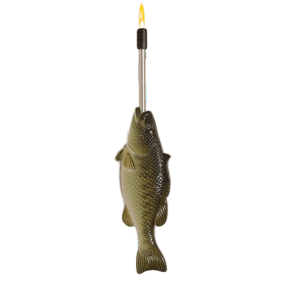 Bass Fish Lighter - Multipurpose BBQ Lighter with Extendable Nozzle
