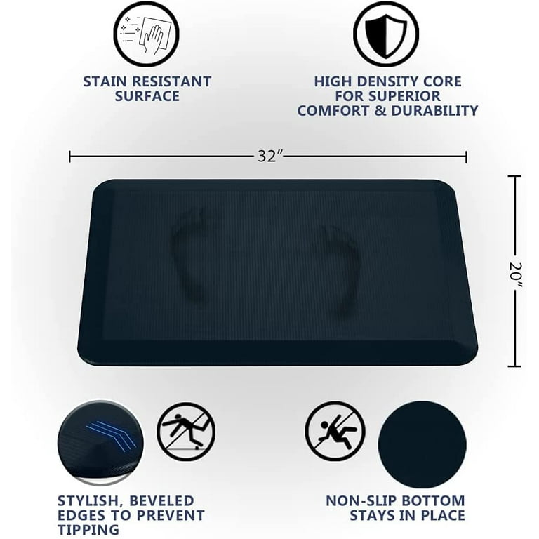 ComfiLife Memory Foam Kitchen Durable Comfort Mat Anti-Fatigue 20 x 39 Non  Slip