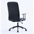 thumbnail image 5 of DECMAY High Back Office Chair in Antique PU Leather, Swivel Task Chair with Armrests and Adjustable Gas Lift, 5 of 14