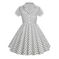 thumbnail image 4 of ANINEO Kids 'Sabrina' Vintage Polka Dot 50's Girls Dress, 4 of 4
