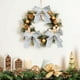 thumbnail image 4 of Adornos navideños, adornos navideños, regalos navideños. Lazo de tela navideño de terciopelo con borde de encaje. Lazo para árbol de Navidad. Pajarita de fibra de poliéster., 4 of 6