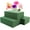 3PCS-Blocks, variant on Dry & Wet Floral Foam Bricks, 15.7 x 11.8’’ Large Green Styrofoam Foam Blocks for Fresh Artificial Flowers Arrangements Wedding Florist Supplies Arts & Crafts Project