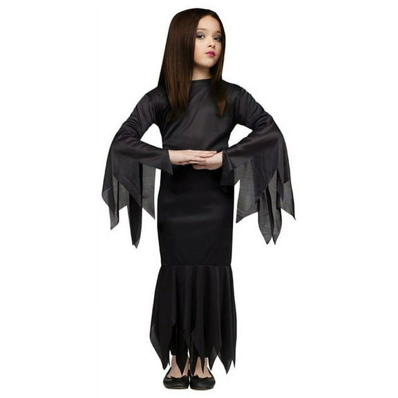Fun World - Girl's Morticia Costume - Child Medium(8 - 10)