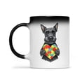 thumbnail image 2 of Autism Awareness Scottish Terrier Accept Understand Love Heat Color Changing Mug Scottie Dog Lover Gifts Magic Coffee Mug - 12003, 2 of 4