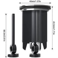 thumbnail image 2 of Tapón para fregadero, 2 unidades, tapón universal premium para fregadero, acero inoxidable y antical, 2 of 5