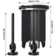thumbnail image 3 of Tapón de desagüe para fregadero, 2 piezas, tapón de fregadero universal de primera calidad, tapón de fregadero, inoxidable y antical, para lavabo, bidé, baño (40 mm), 3 of 6