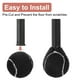 thumbnail image 4 of Uxcell 2 Pcs Pelotas de Tenis Precutadas para Andadores, Accesorios Universales de Pelotas Deslizantes Precutadas para Protección de Patas de Muebles y Pisos, Negro, 4 of 6