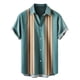thumbnail image 1 of Camisas De Sport Para Hombre Camisas florales para hombre Camisas de playa con botones para vacaciones tropicales (Light Blue, XXL), 1 of 3