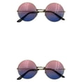 thumbnail image 2 of Qarigey Sun Eyewear Elegante sombrilla creativa Diseño especial Retro Gafas de sol Marco de metal Estilo novedoso para mujer Rosa, azul Type2 NO2, 2 of 6