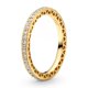 thumbnail image 1 of 2024 New 18K Gold Plated 925 Silver Ring Zircon Sparkling Double Band Heart Finger Ring Women Original Ring Fine Jewelry, 1 of 5