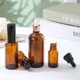 thumbnail image 4 of 3 Pc Brown 30ml Glass Essential Oil Roller Bottles Refillable Roll on Bottles Empty Deodorant Bottle Containers Rollerball Bottles Beauty and Personal Care Tools for Fragrance Cosmetics(3 Styles), 4 of 5