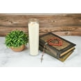 thumbnail image 6 of Prayer Candle Clear Glass White Wax, 8 Inch, 6 of 6